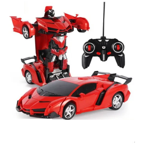 Auto Robot 2w1 Pilot R/C Światło Dźwięk Drift Czerwony