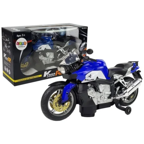 Motocykl na Baterie Niebieski
