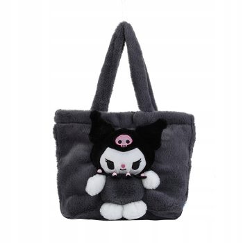 KUROMI Sanrio CINNAMOROLL PLUSZOWA TORBA TOREBKA DLA DZIECI MASTKOTKA Nazwa: PLUSZOWA TORBA KUROMI