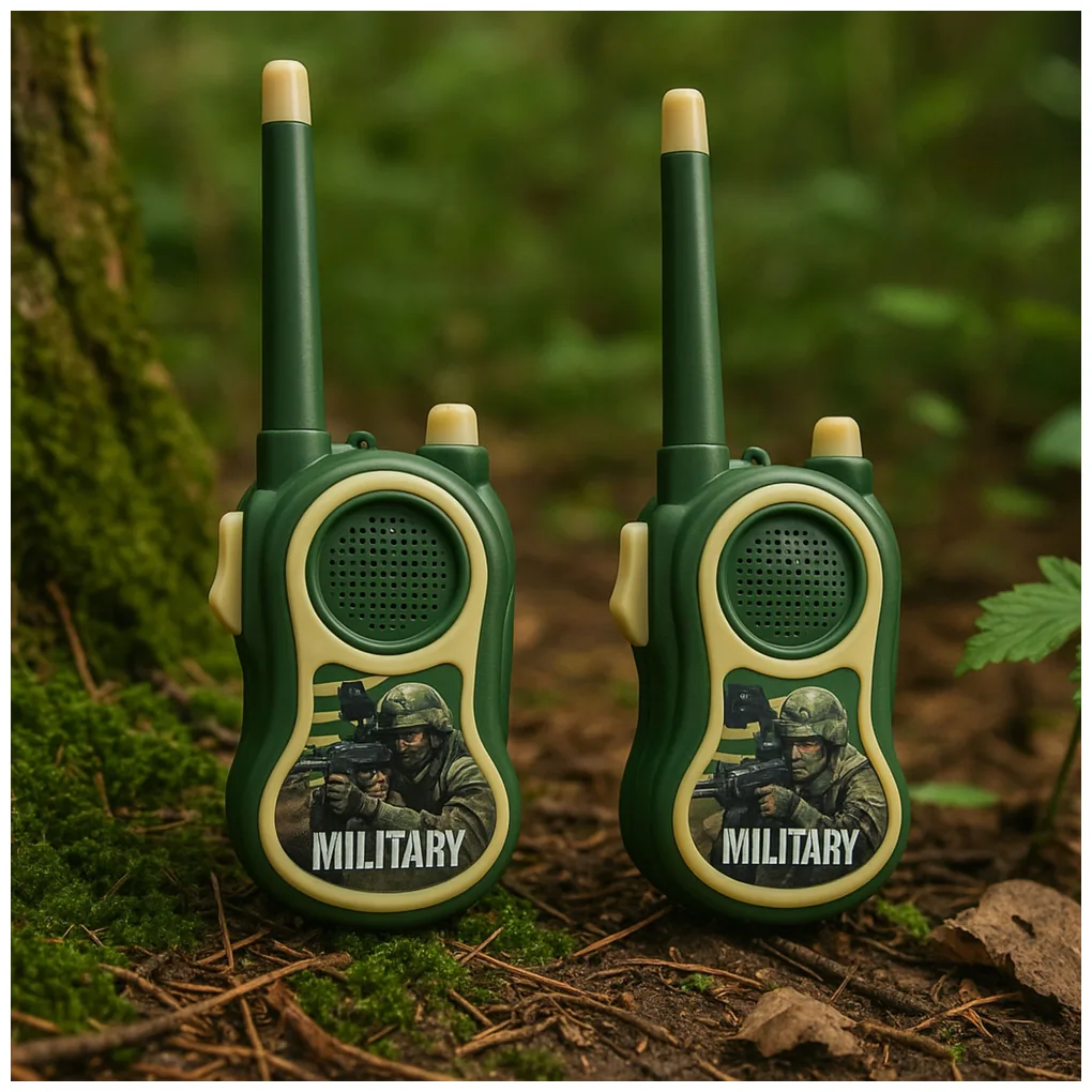 Walkie Talkie Krótkofalówki Militarne Wojskowe Dla Dzieci 300m - obrazek 3
