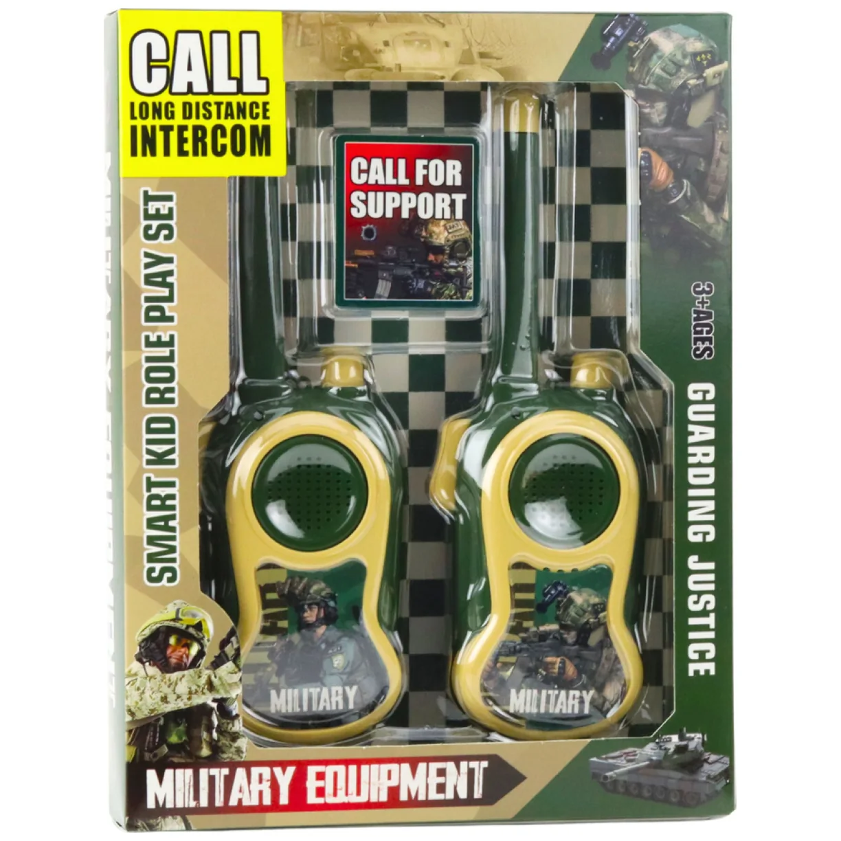 Walkie Talkie Krótkofalówki Militarne Wojskowe Dla Dzieci 300m - obrazek 6