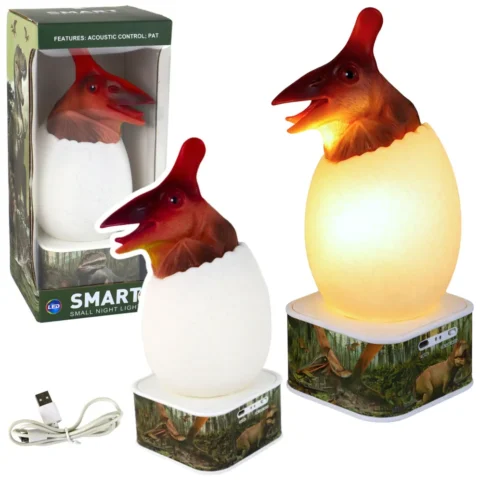 Lampka Jajko Dinozaur Pterozaur LED Micro USB