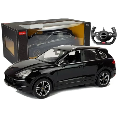 Auto Porsche Cayenne Turbo Zdalnie Sterowane RC Rastar Czarne 1:14