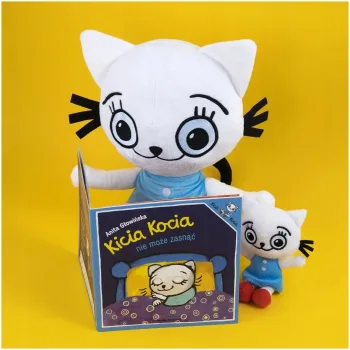 KICIA KOCIA MASKOTKA 30 CM. Materiał: tkanina