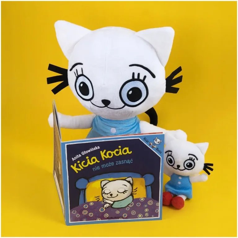 KICIA KOCIA MASKOTKA 30 CM. Materiał: tkanina