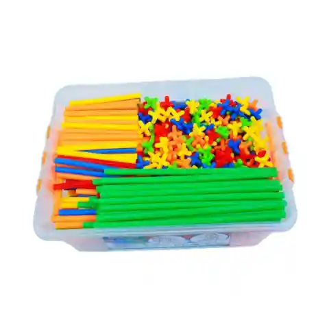 Klocki słomki konstrukcyjne patyczki 800 el EAN (GTIN): 5902444032386