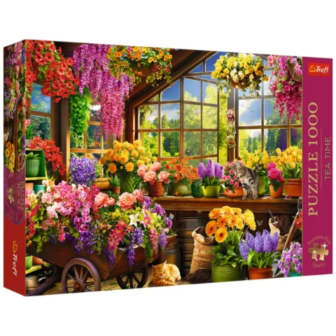 Puzzle - 1000 Premium Plus - Przygotowania do wiosny - Trefl 10840
