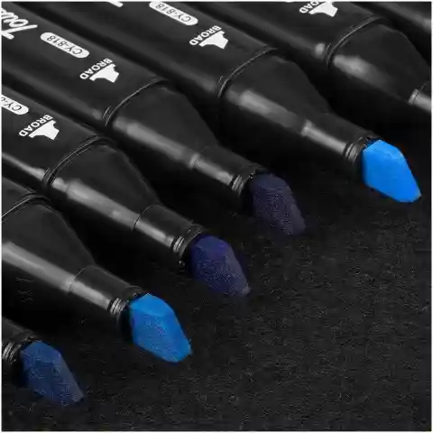 MARKERY ALKOHOLOWE 168 SZT Flamastry Mazaki Pisaki Dwustronne Pro + TORBA EAN (GTIN): 5906630702329