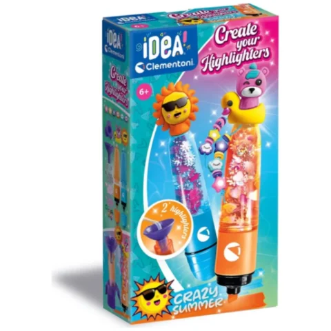 Idea Art Zestaw Mini Fabryka Markerów Zakreślaczy Lato Clementoni 18171