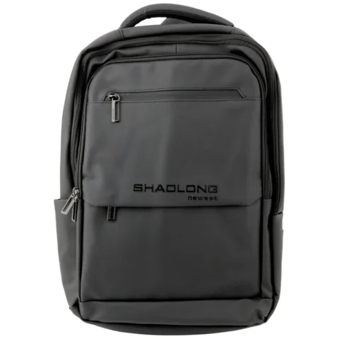 Plecak Miejski Biznesowy USB Kieszeń Na Laptopa Czarny 16L 41cm