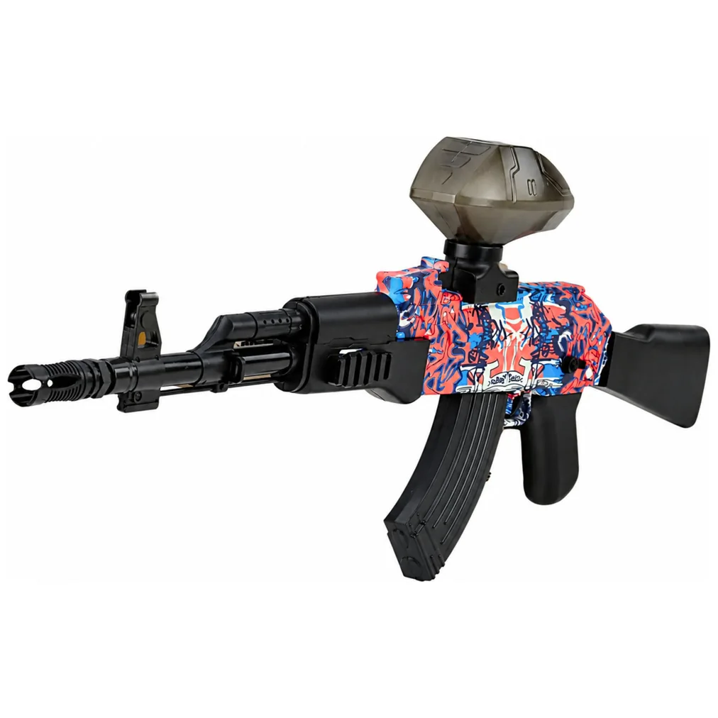 Karabin AK47 Pistolet Na Kulki Wodne Żelowe Automatyczny Elektryczny 70 cm - obrazek 2