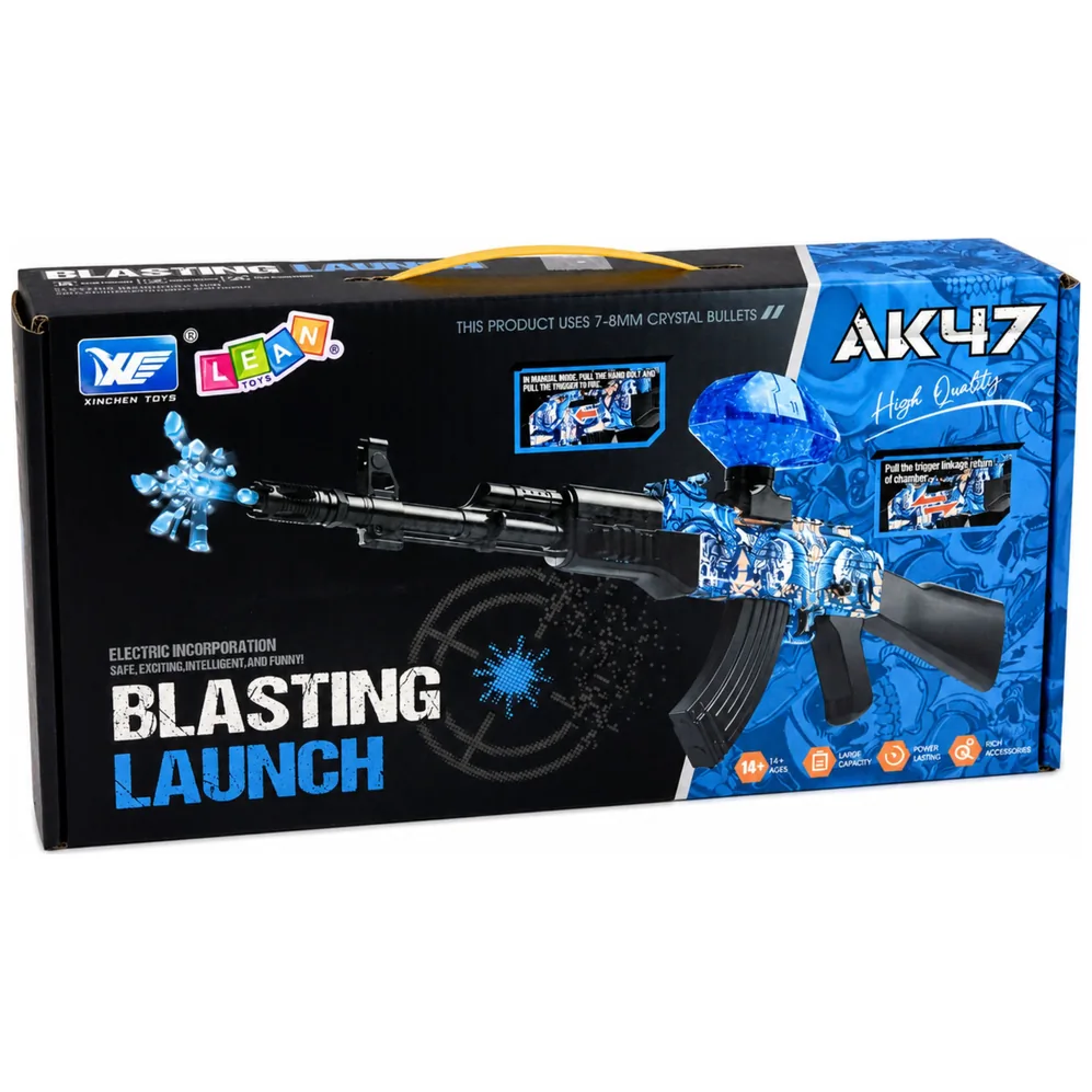 Karabin AK47 Pistolet Na Kulki Wodne Żelowe Automatyczny Elektryczny 70 cm - obrazek 4