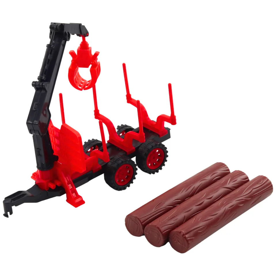Traktor Rolniczy Z Przyczepą HDS Do Transportu Drewna Bale - obrazek 4