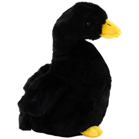 Pluszowa Gęś Maskotka Czarna Przytulanka Pluszak Kaczka 40 cm