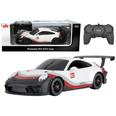 Auto RC 1:18 Rastar Porshe 911 GT3 Biało-Szare
