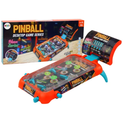 Gra Zręcznościowa Pinball Ledowe Światła Dźwięki Tablica Wyników