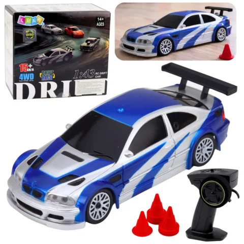 Auto Sportowe Do Driftu E46 Zdalnie Sterowane RC Pachołki 15 km/h 1:43