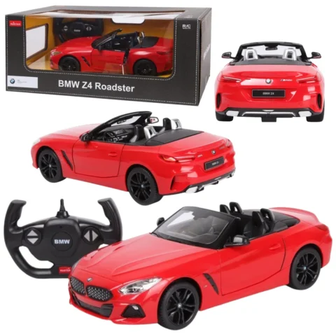 Samochód Zdalnie Sterowany R/C BMW Z4 Roadster Rastar 1:14 Czerwone