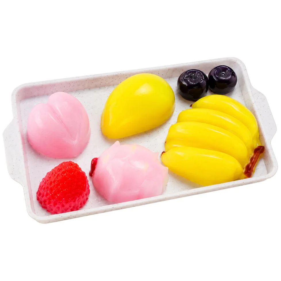 Zestaw Kreatywny Plastyczny Tworzenie Ozdobne Squishy Owoce DIY - obrazek 2