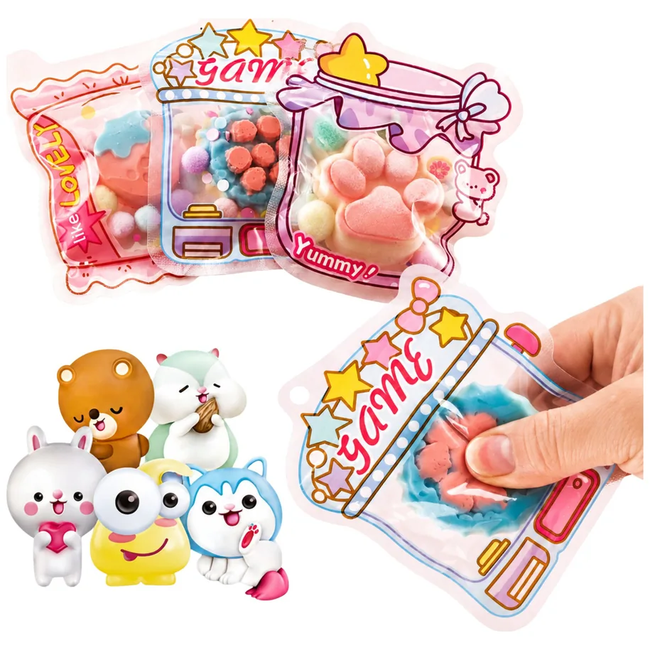Zestaw Kreatywny Plastyczny Tworzenie Ozdobne Squishy Owoce DIY - obrazek 3