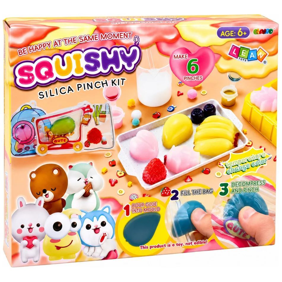 Zestaw Kreatywny Plastyczny Tworzenie Ozdobne Squishy Owoce DIY - obrazek 5