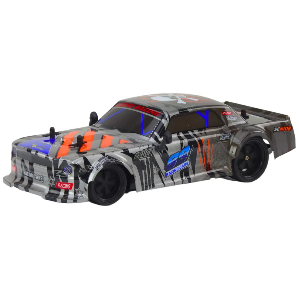 Zdalnie Sterowane Sportowe Auto RC 1:18 Szare - obrazek 2
