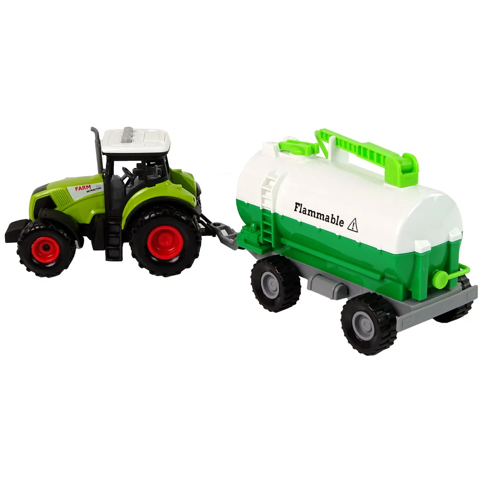 Traktor dla Dzieci z Przyczepką Cysterna Autko Farma - obrazek 3
