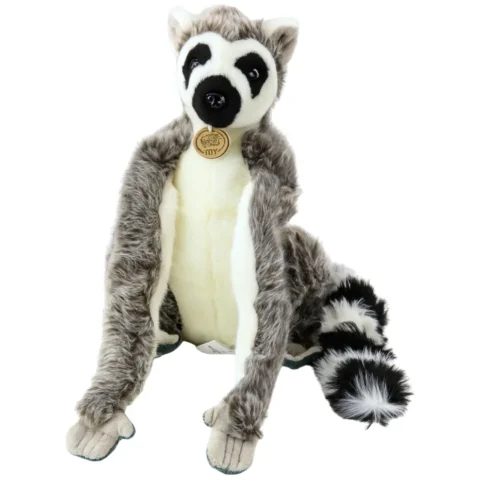 Pluszowa Maskotka Przytulanka Lemur Z Długimi Łapkami Na Rzepy 27cm