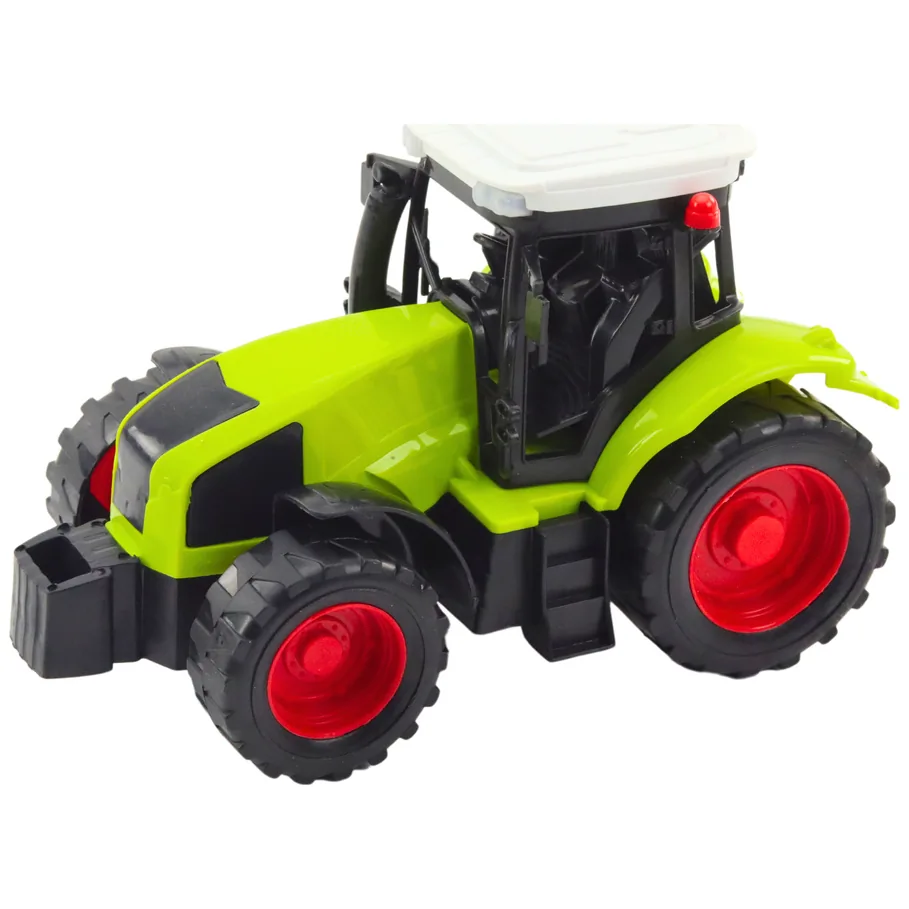 Zestaw Traktor Ciągnik Prasa Rolnicza Do Belowania Siana Zielony - obrazek 2