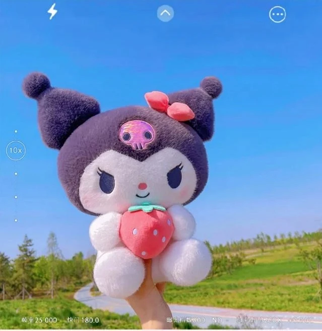 DUŻA WIELKA Maskotka Pluszowa Pluszak KUROMI Z TRUSKAWKĄ MY MELODY 50 CM Nazwa: KUROMI