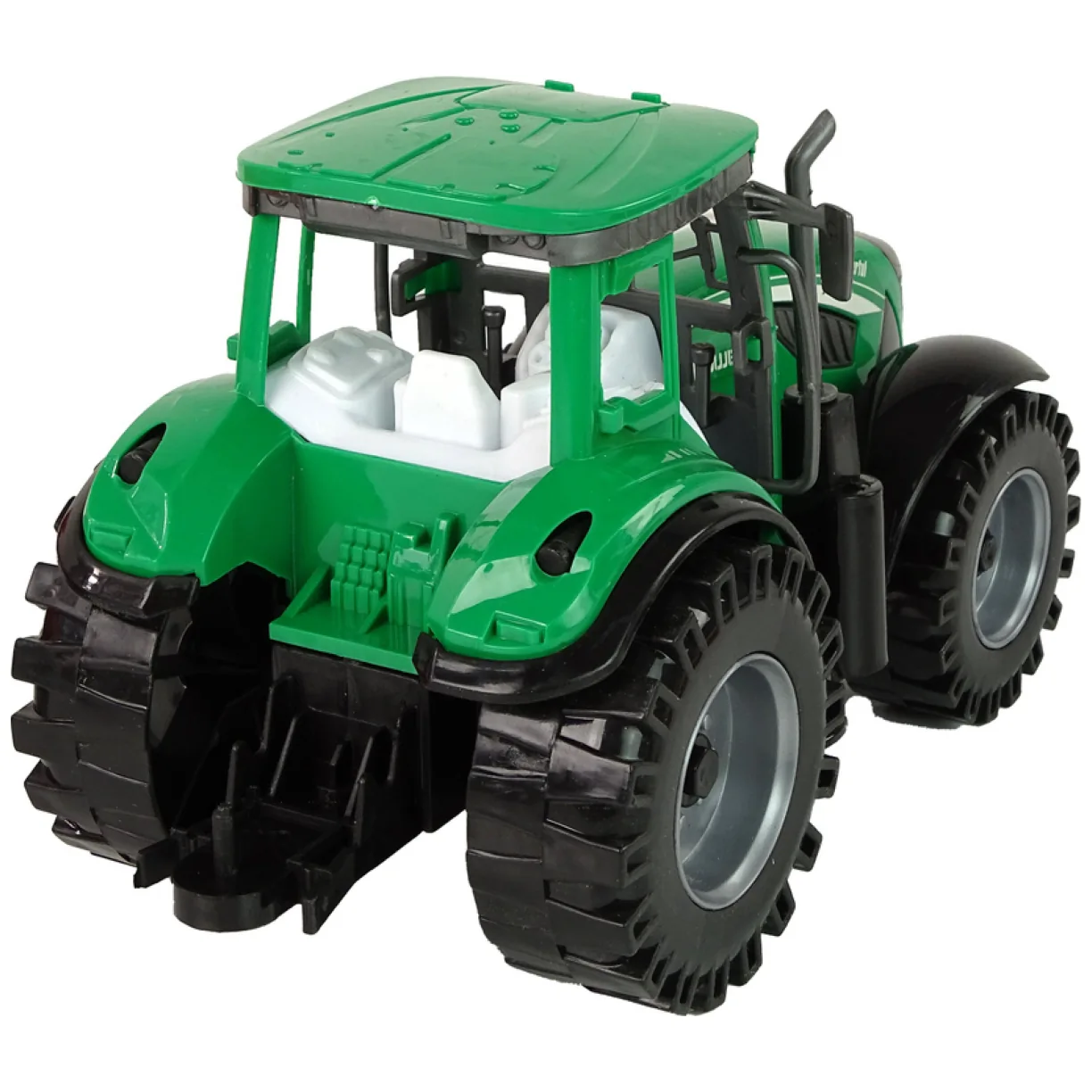 Zielony Traktor z Czerwoną Przyczepką Napęd Frykcyjny - obrazek 3
