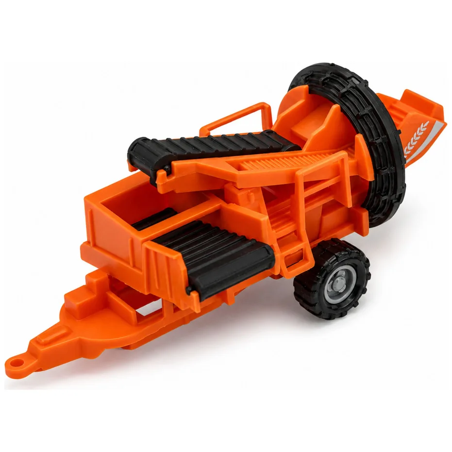 Zestaw Pojazdów Rolniczych Traktor Sieczkarnia Przyczepa Prasa 1:68 4 szt. - obrazek 4
