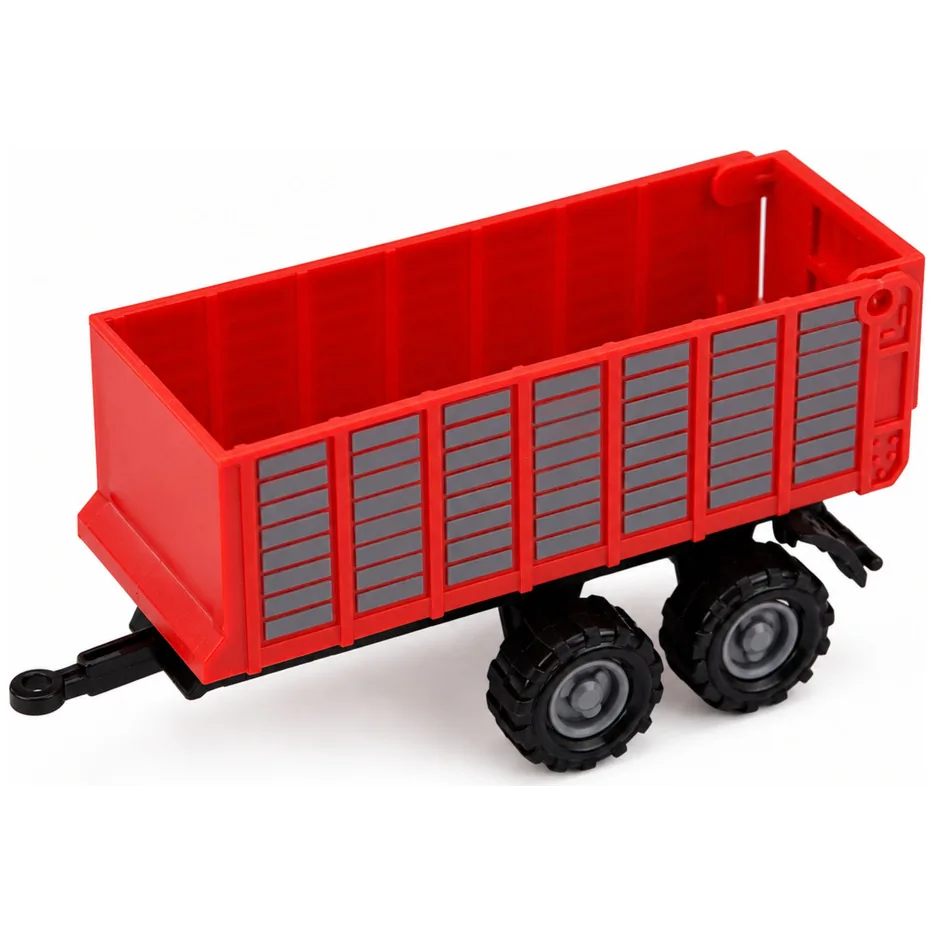 Zestaw Pojazdów Rolniczych Traktor Sieczkarnia Przyczepa Prasa 1:68 4 szt. - obrazek 5
