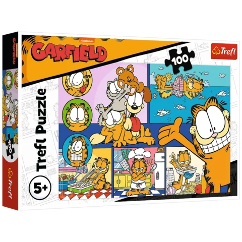 Puzzle - 100 - Leniwy Garfield - Trefl 16521