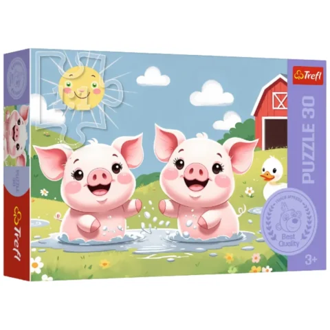 Puzzle - 30 - Wesołe życie na wsi - Trefl 18334