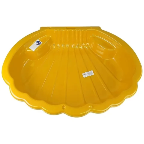 Piaskownica Basen Dla Dzieci 2w1 Muszelka Żółta 110cm 2075