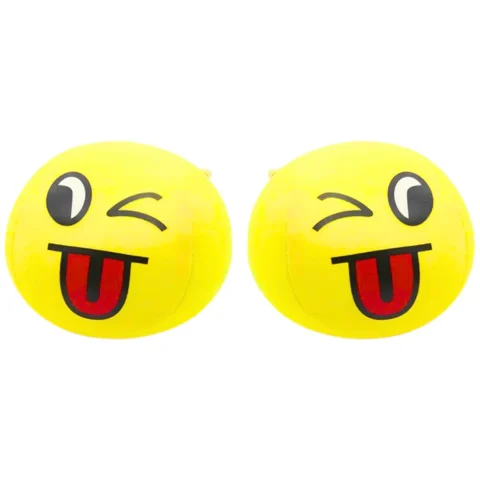 Miękka Piłeczka Piłka Buźka Emoji Żółta 9cm