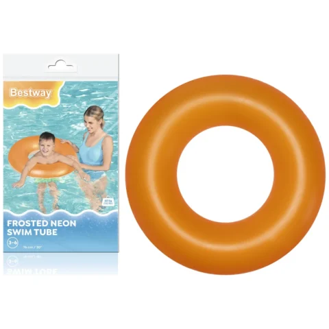 Dmuchane Koło Do Pływania Pomarańczowe 76 cm Bestway 36024