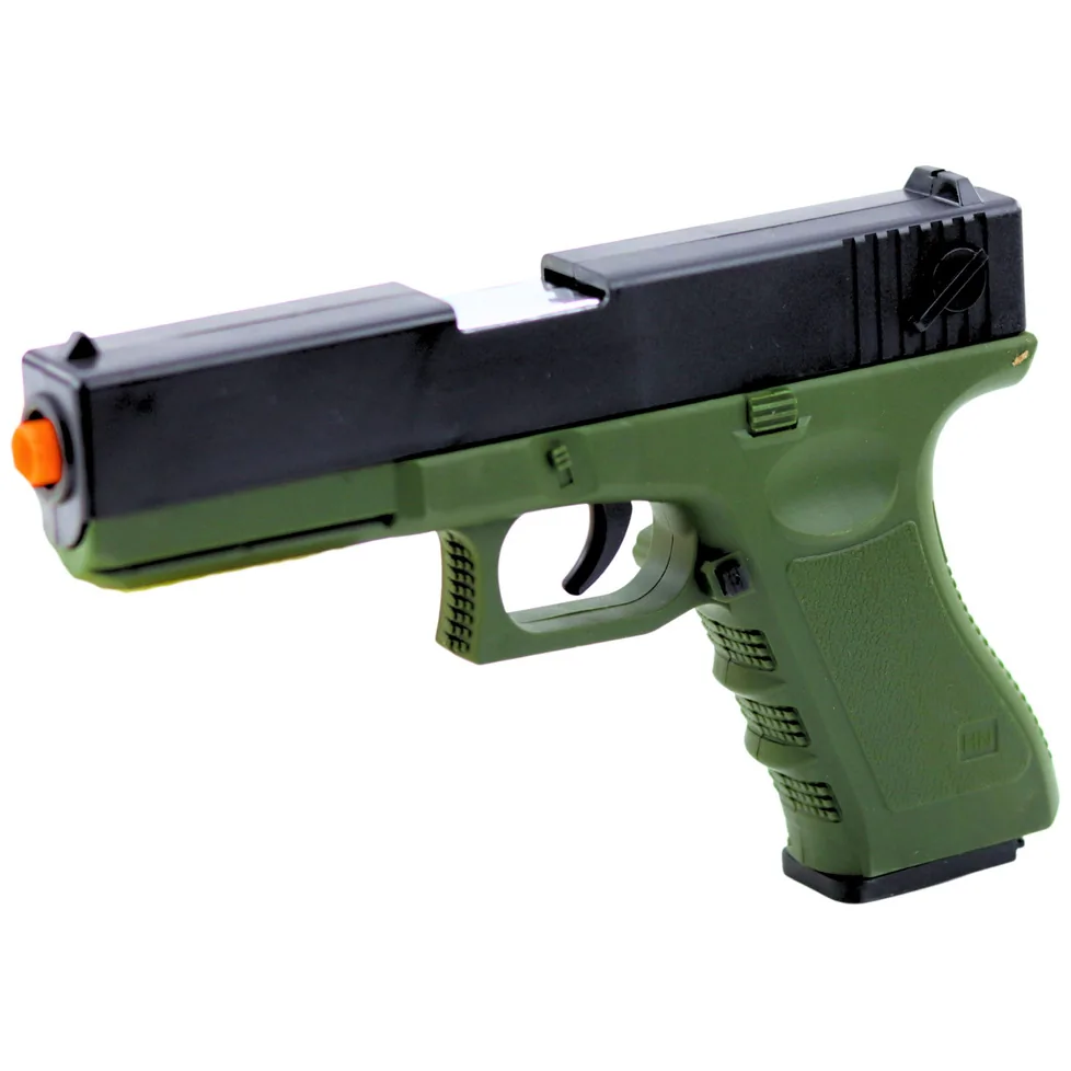 Pistolet Zabawkowy Naboje Piankowe Amunicja Łuski Zielony - obrazek 3