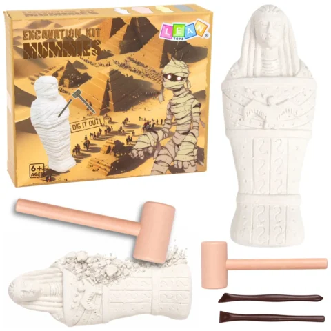 Zestaw Archeologiczny Egipskie Starożytne Wykopaliska Figurki
