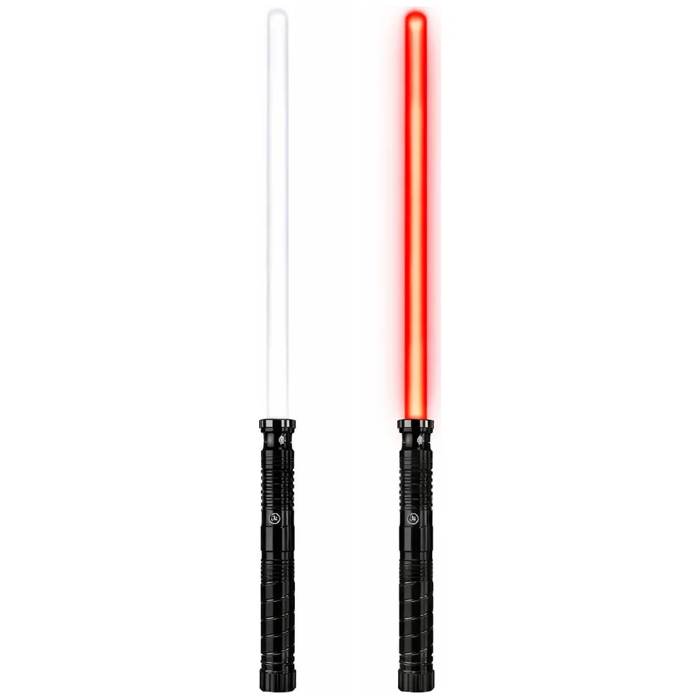 Miecz Laserowy Świetlny LED Z Dźwiękami Metalowa Rękojeść 75 cm - obrazek 2