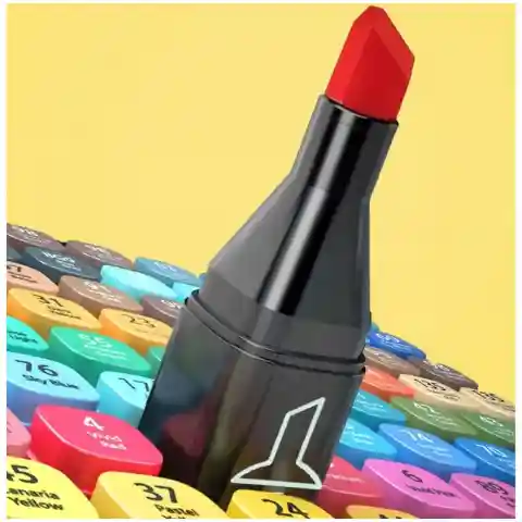 ZESTAW MARKERY DWUSTRONNE PISAKI ALKOHOLOWE FLAMASTRY MAZAKI ETUI 168 SZTUK Kolor: biały, czarny, czerwony, fioletowy, niebieski, odcienie brązu i beżu, odcienie szarości i srebra, odcienie żółtego i złota, pomarańczowy, różowy, wielokolorowy, zielony