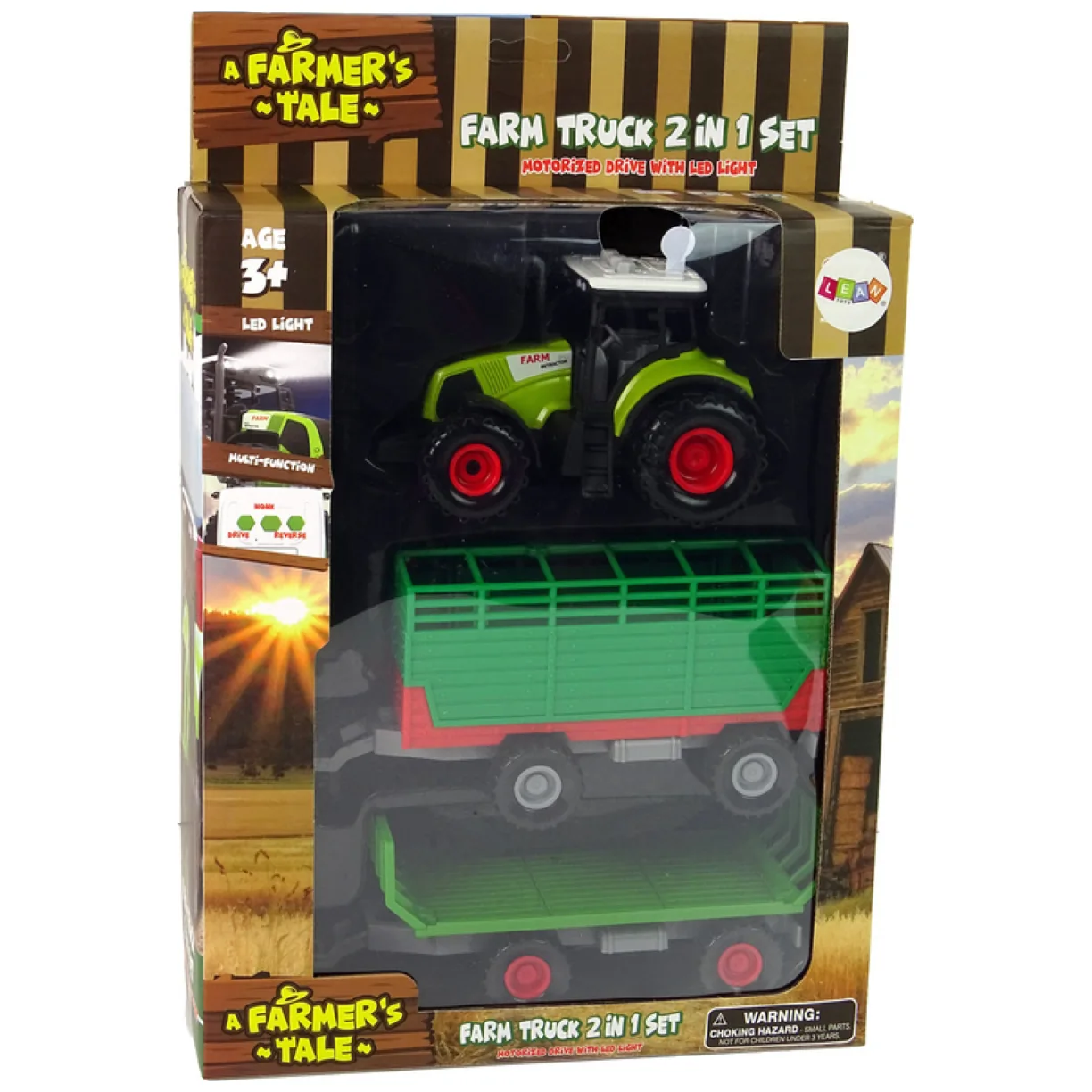 Traktor z Przyczepką Autko Farma - obrazek 9