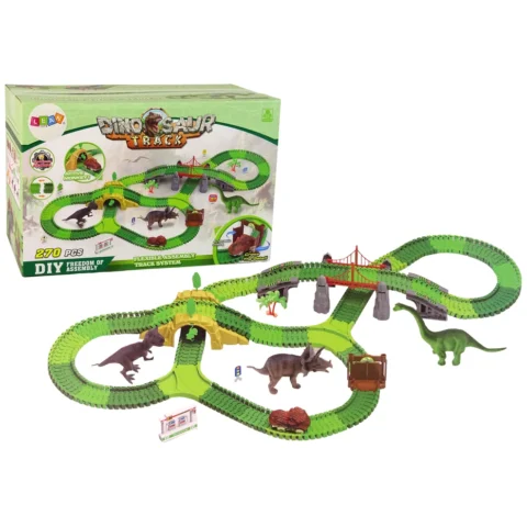 Tor Dla Dinozaurów 270 Elementów Akcesoria